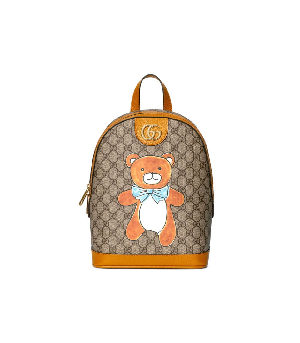KAI x Gucci Teddy Bear Print Backpack view 2