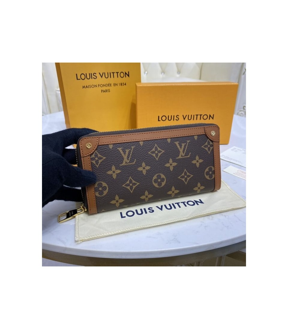 Louis Vuitton Monogram Zippy Wallet Trunk