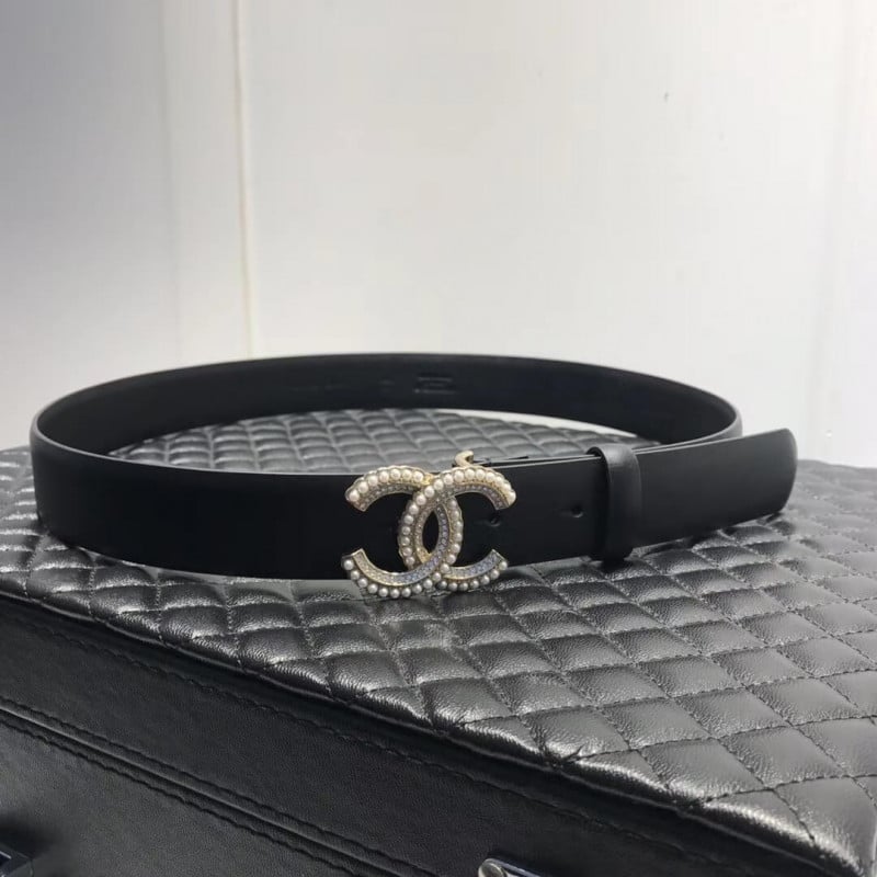Chanel CC Logo Buckle Belt AA6775 view 6