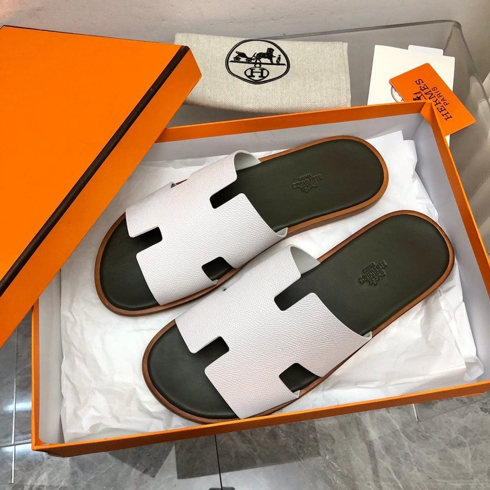 Hermes Izmir Sandal Beige Glaise view 6