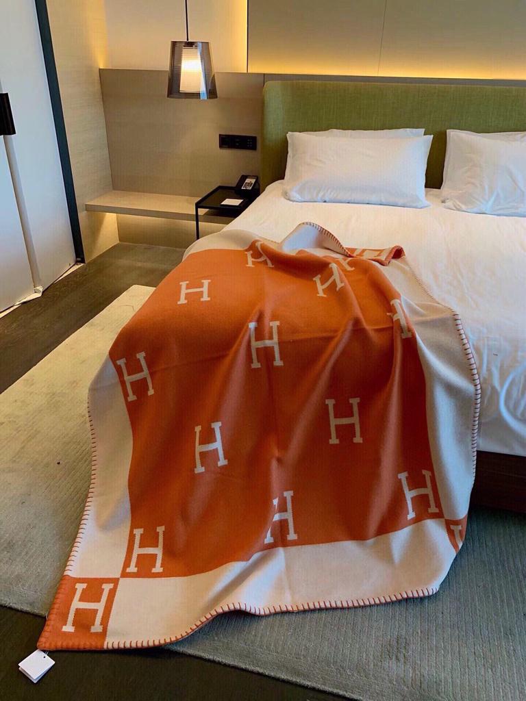 Hermes Cashmere Scarf Colorblock For Women view 3