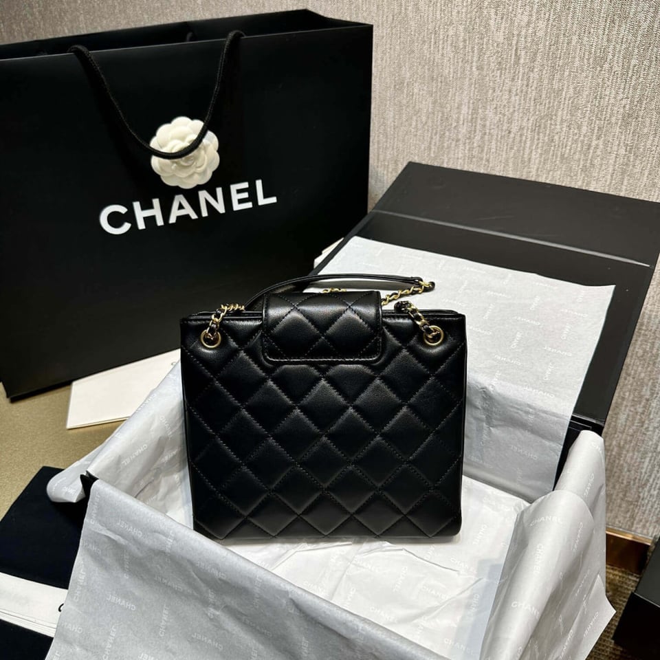 Chanel 24C Quilted Lambskin Shoulder Bag view 10