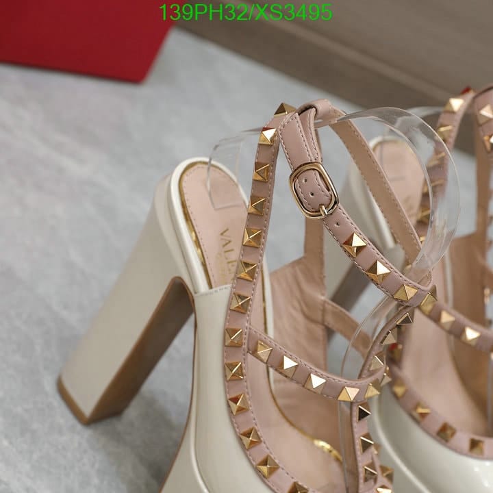 Valentino Rockstud Platform Pump In Patent Leather White view 10