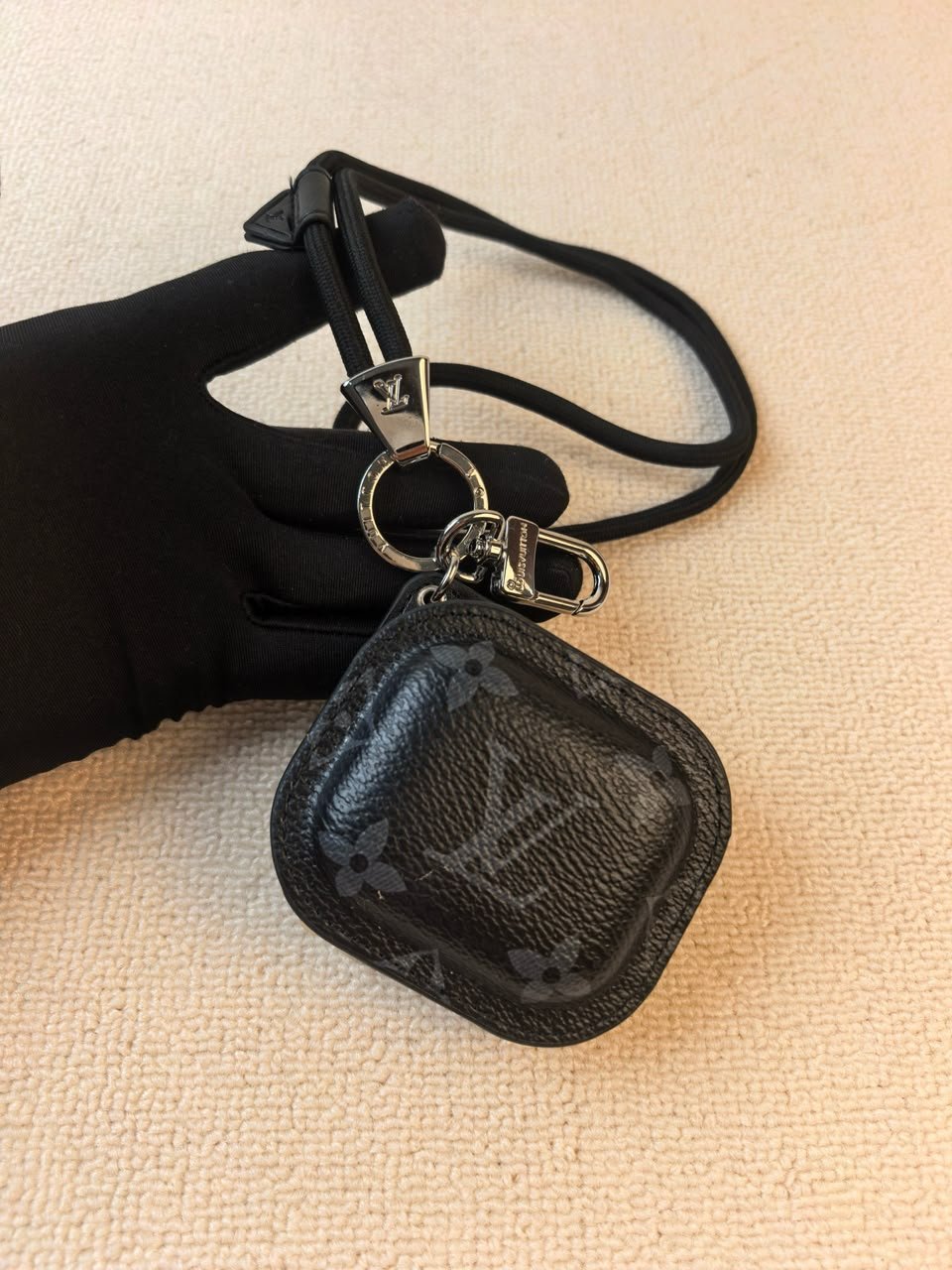Louis Vuitton Monogram Eclipse Earphone Case 6.5cm/2.6in view 2
