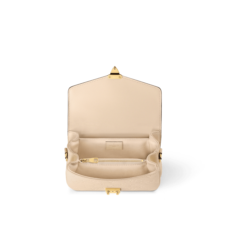 Louis Vuitton Pochette Métis East West Monogram Empreinte Leather – Women – Handbags Cream view 4