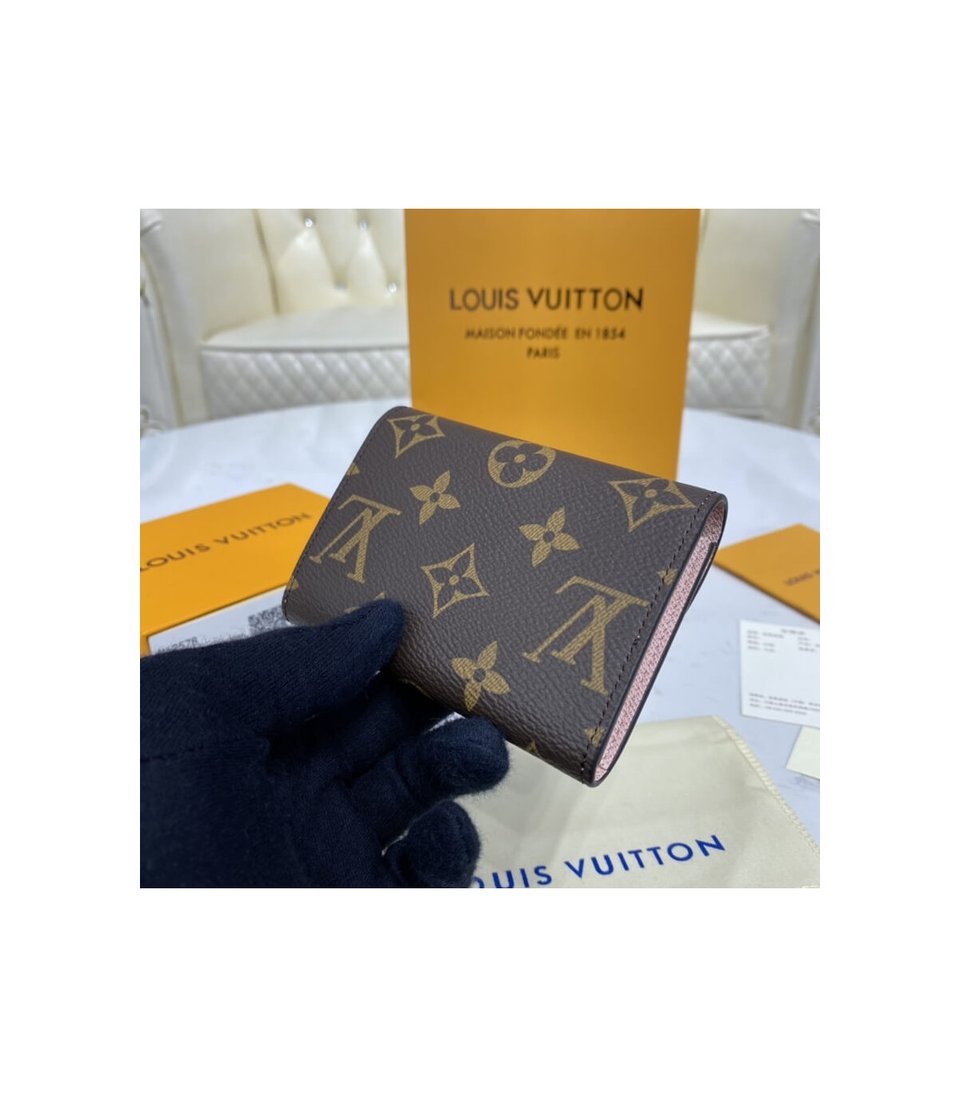 Louis Vuitton Monogram Canvas Rosalie Coin Purse Pink view 5