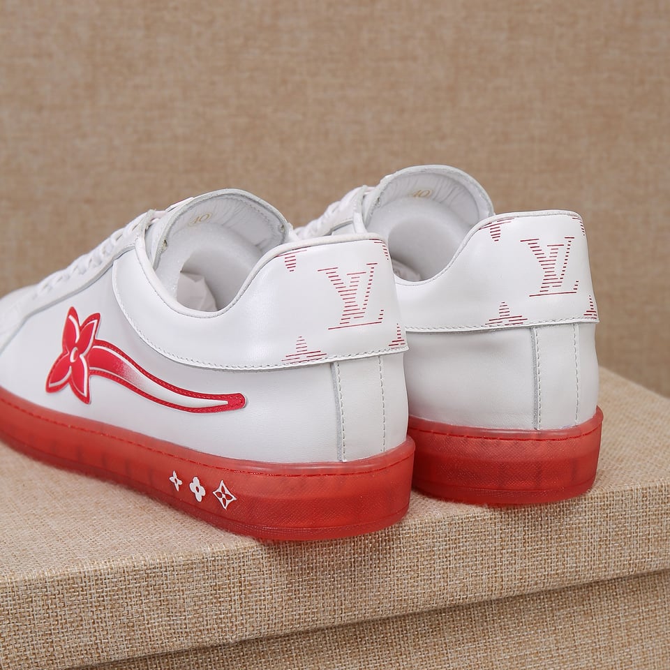 Louis Vuitton Luxembourg Samothrace Trainers Red 1A9Fyn view 6