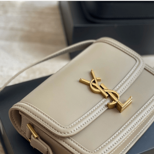 Saint Laurent Solferino Small Satchel In Box Saint Laurent Leather Blanc Vintage view 4