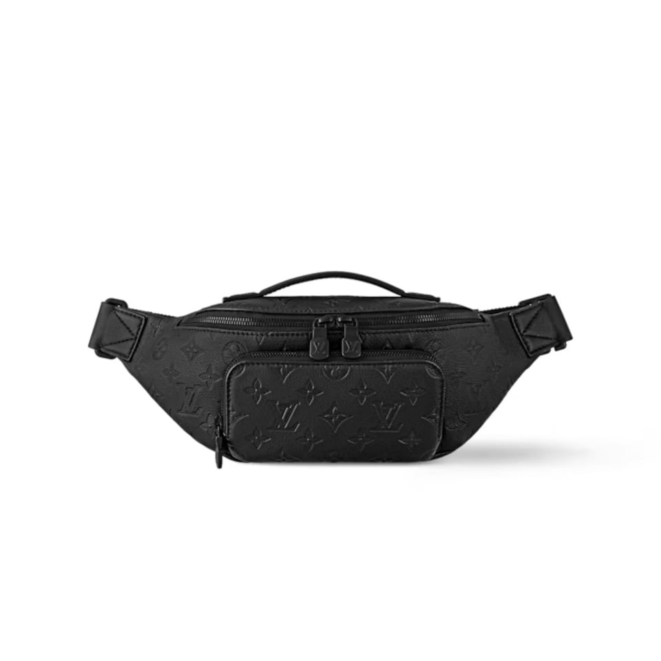Louis Vuitton Rush Bumbag Monogram Shadow Calfskin Leather Black 31Cm M47058 view 2