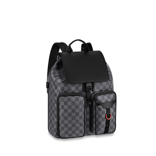 Louis Vuitton Utility Backpack Black And Grey 40Cm view 2