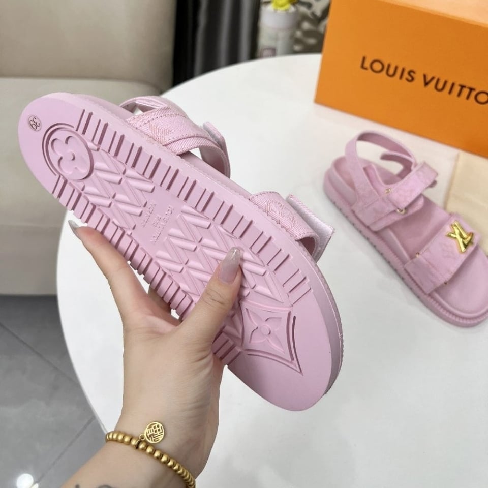 Louis Vuitton Lv Sunset Flat Comfort Sandal Rose 1Adidb view 6