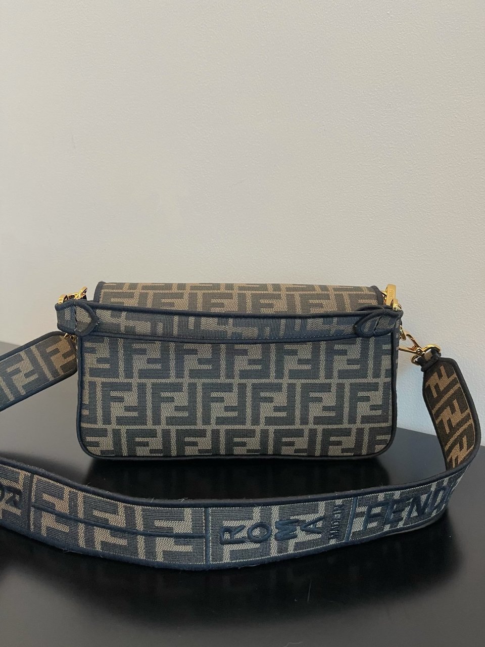 Fendi Baguette Jacquard Ff Fabric Bag 26Cm 8Br600A6V5F17U4 view 8