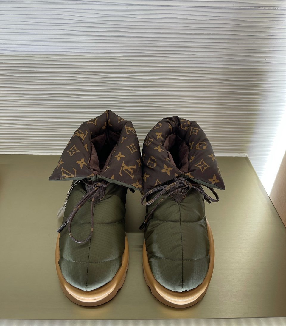 Louis Vuitton Pillow Comfort Ankle Boot Kaki 1A8T3L view 11