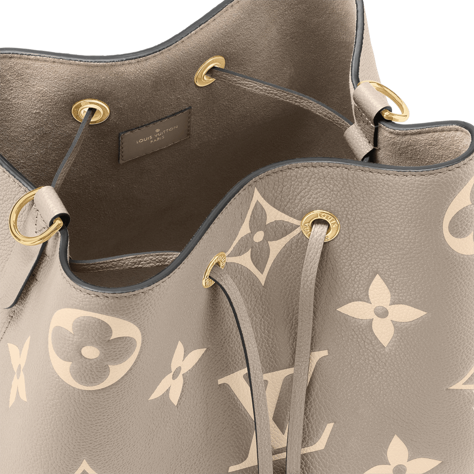 Louis Vuitton Néonoé Mm Bicolor Monogram Empreinte Leather – Women – Handbags Dove/Cream 26cm/ 10.2in view 12