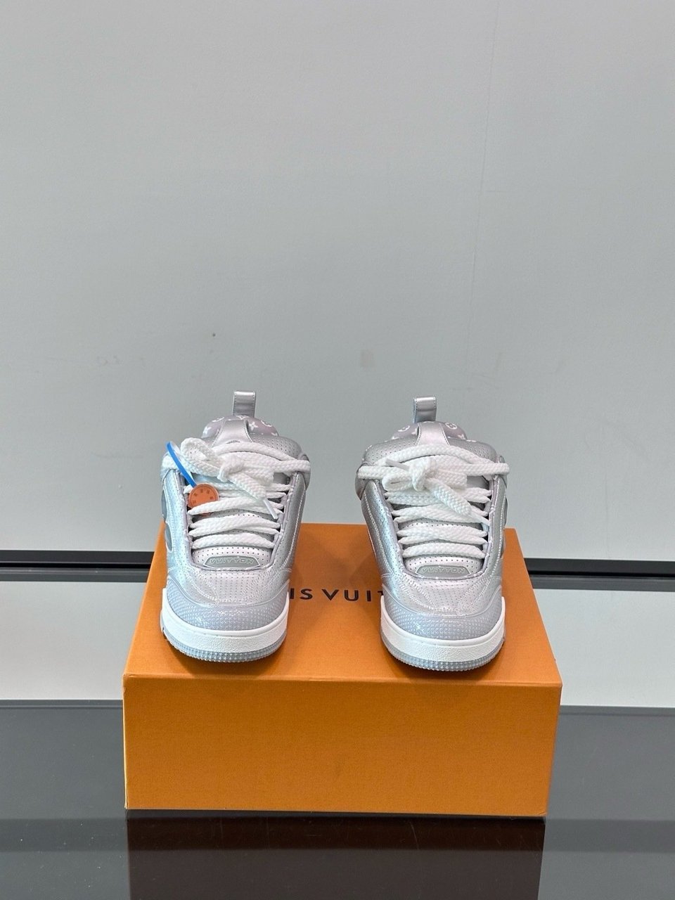 Louis Vuitton LV Skate Sneaker Grey for Men view 4