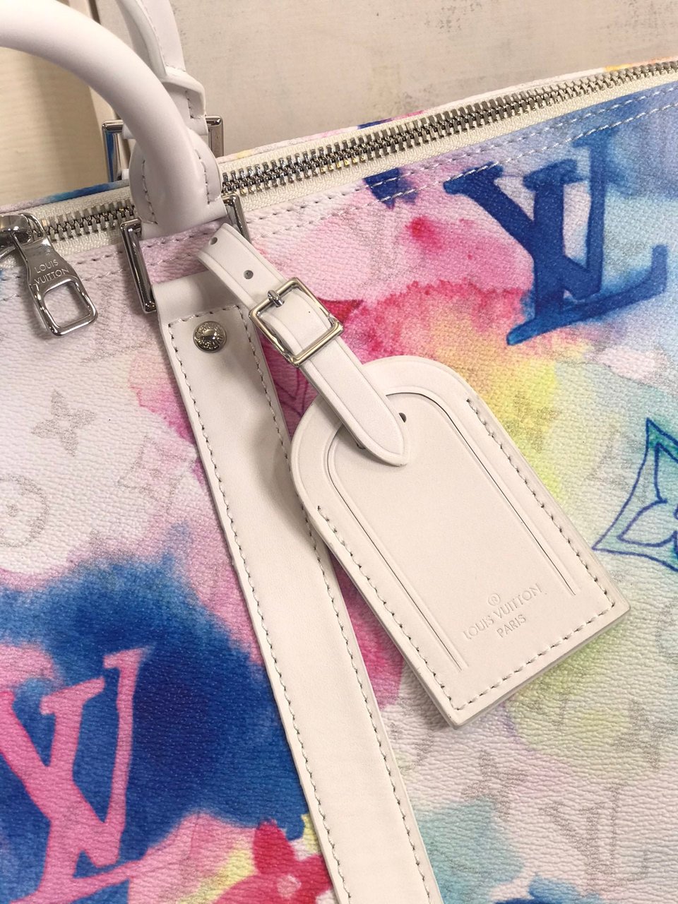 Louis Vuitton Keepall 50 Monogram Watercolor M45758 view 8