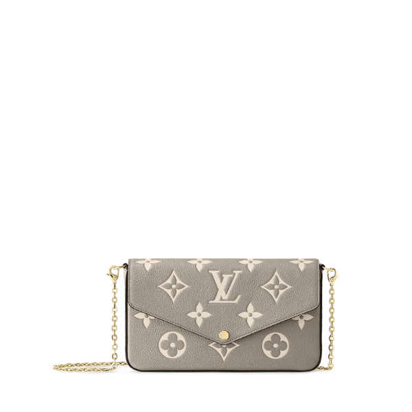 Louis Vuitton F Licie Pochette Light Grey 21Cm M82047 view 2