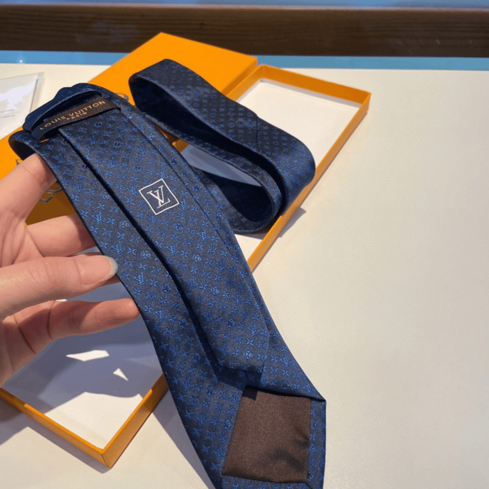 Louis Vuitton Midnight Monogram Canvas Tie For Men view 5
