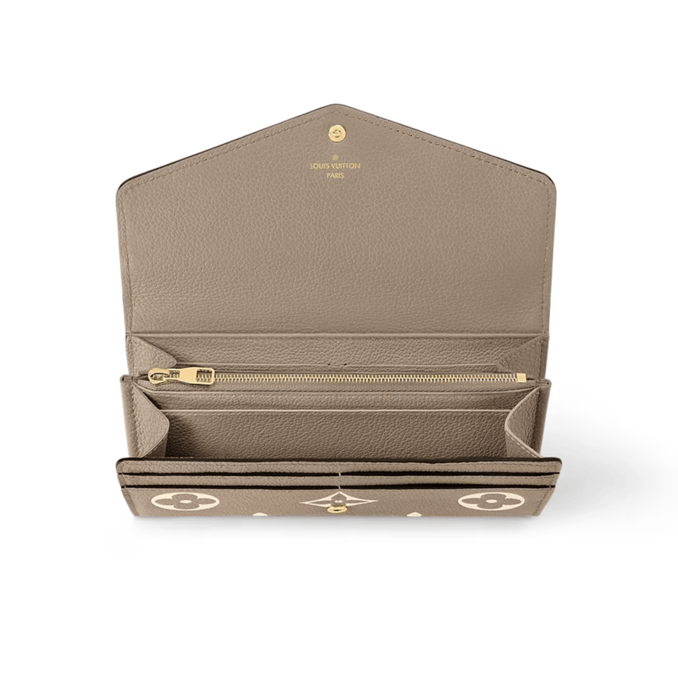 Louis Vuitton Bicolor Monogram Sarah Wallet For Women 19cm M81049 view 5