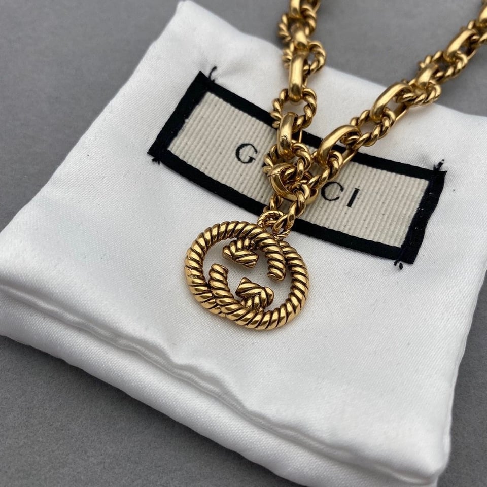 Gucci Gg Gold Necklace view 6