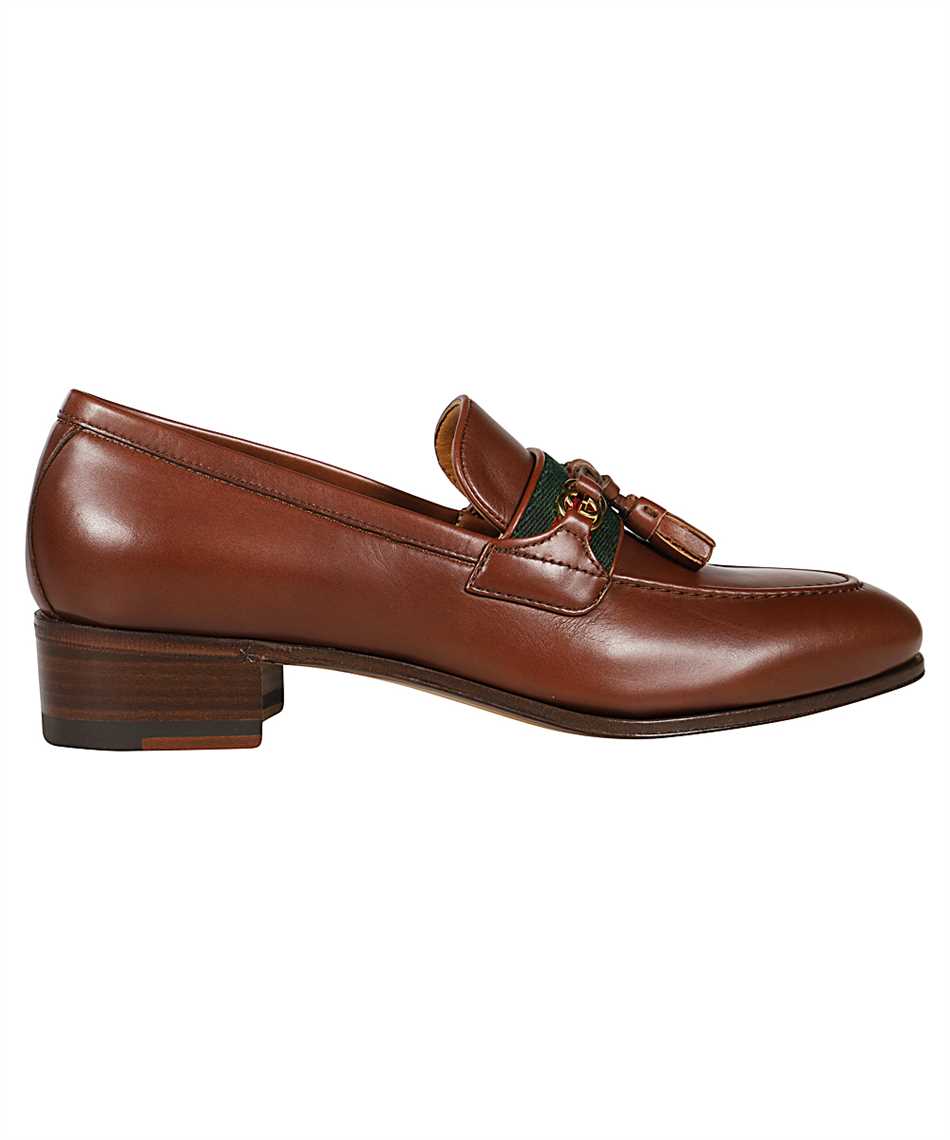 Gucci Unisex Leather Interlocking G Brown 624316 1W610 view 2