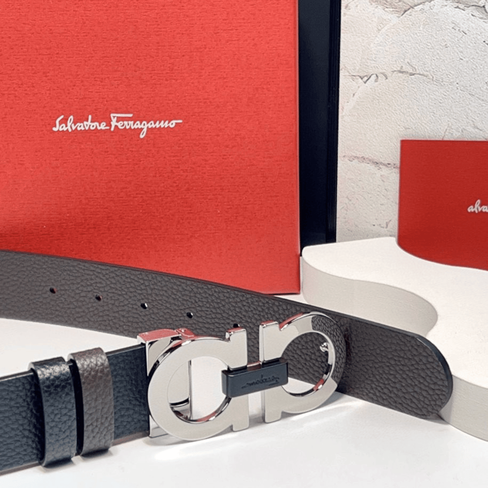 Ferragamo Salvatore Reversible Gancini 35mm Belt For Men view 4