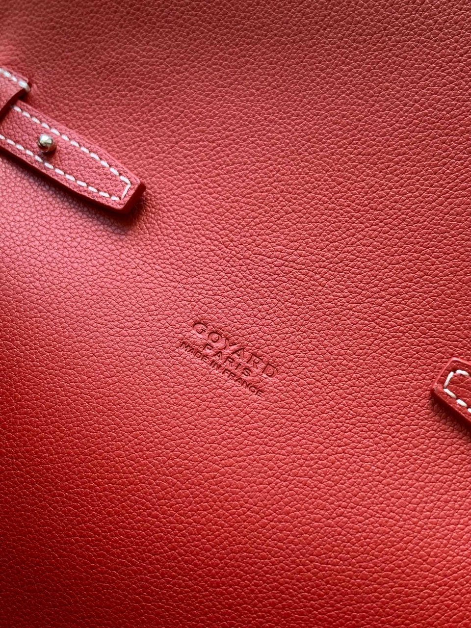 Goyard Chypre Wallet-Pouch 21cm Classic Red Goyardine Canvas And Calfskin view 4