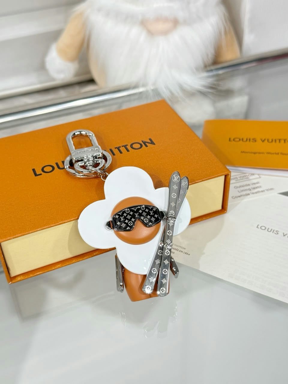 Louis Vuitton Vivienne Ski / Skier Key Holder &amp; Bag Charm 13.5cm/5.3in view 2