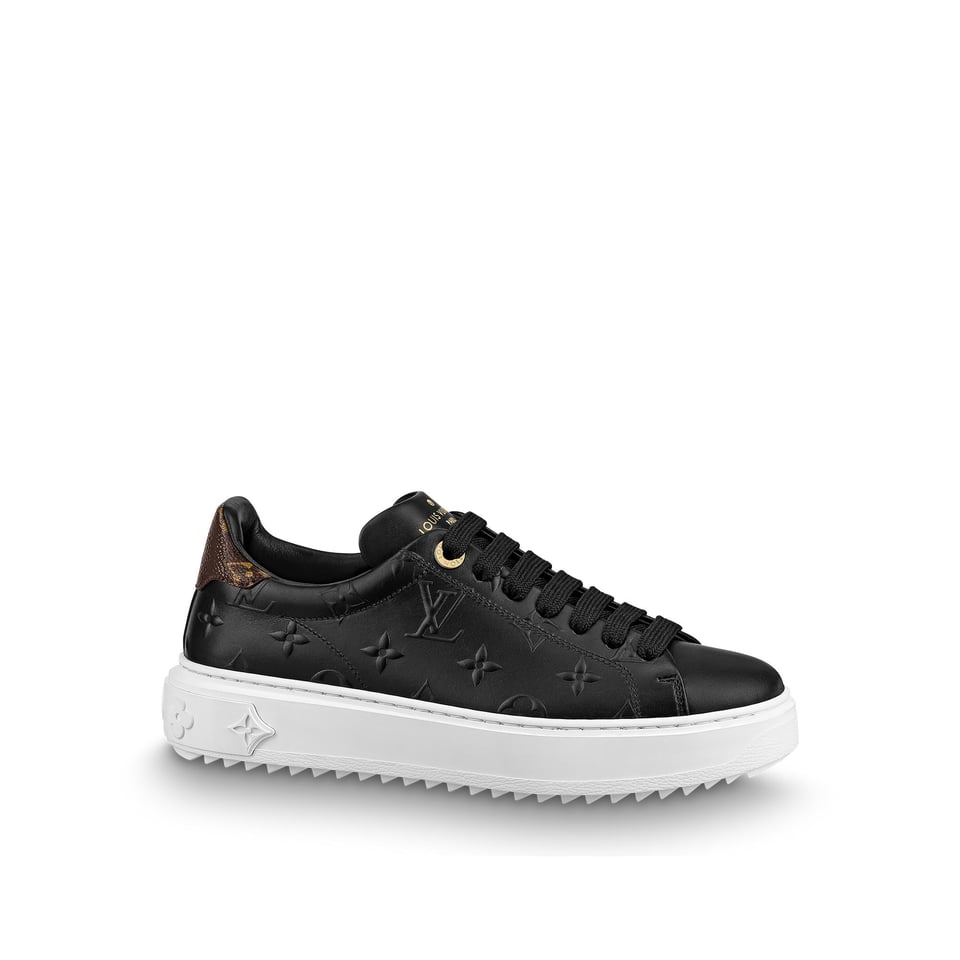 Louis Vuitton Time Out Sneaker Monogram Black view 2