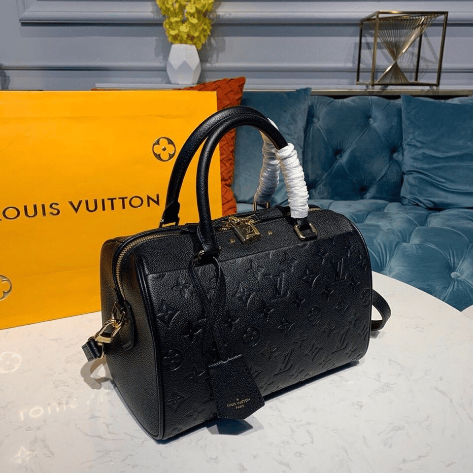 Louis Vuitton Speedy Bandouliere 25 Monogram Empreinte Black 25cm M42401 view 4