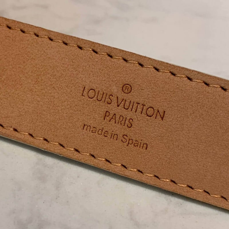 Louis Vuitton Mini Damier Azur Belt 25mm M9782X view 10
