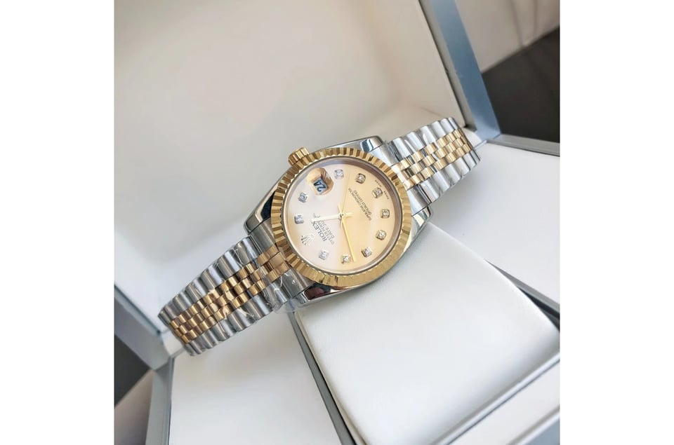 Rolex Datejust 36/28mm RG/SS Jub Gold/Dial view 8