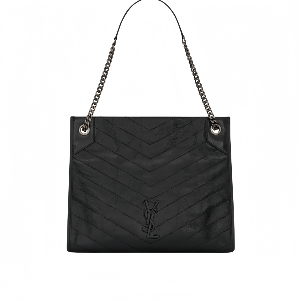 Saint Laurent Medium Niki Shopping Bag Black 33Cm view 2
