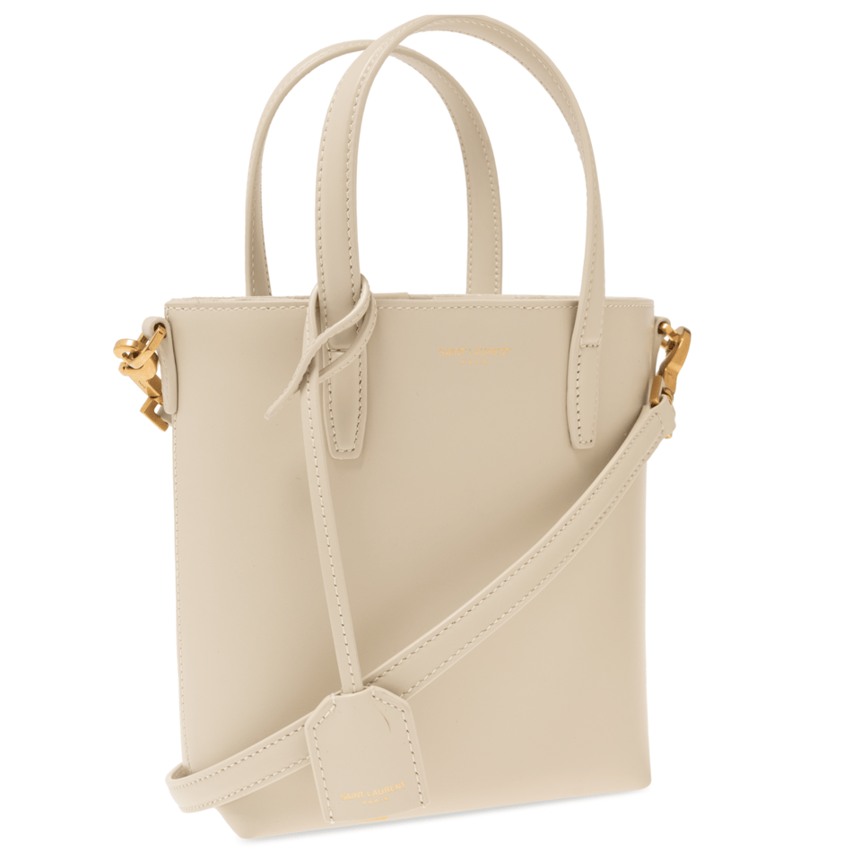 Saint Laurent Toy Shopping Saint Laurent In Box Leather White 18Cm view 4