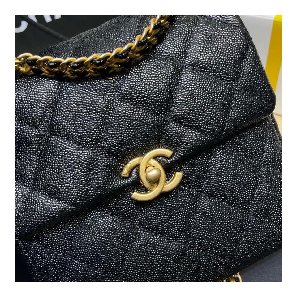 Chanel Backpack in Grained Calfskin view 9
