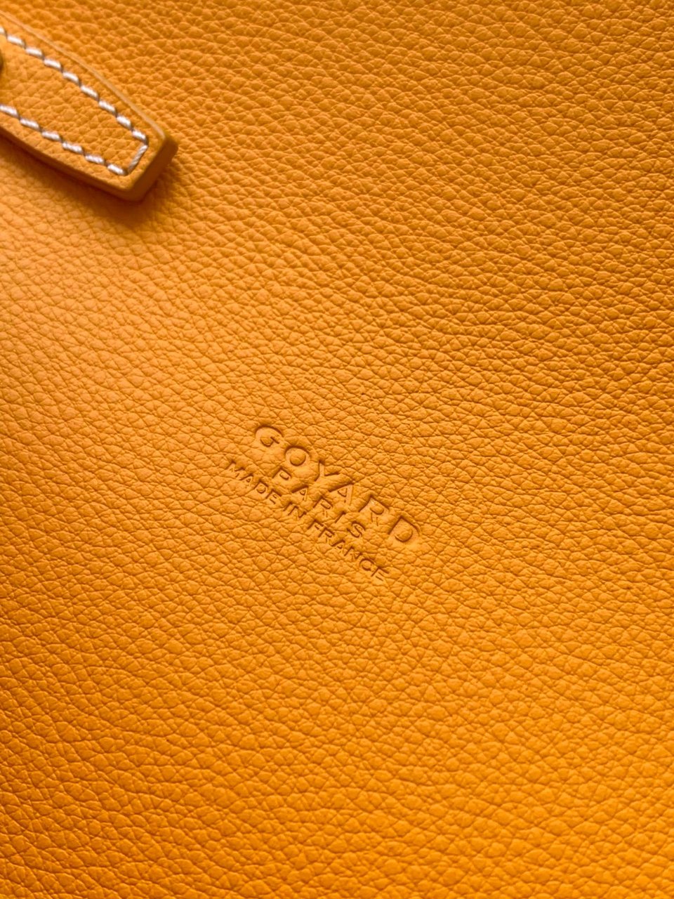 Goyard Chypre Wallet-Pouch 21 Cm Yellow Goyardine Canvas And Calfskin 21cm view 7