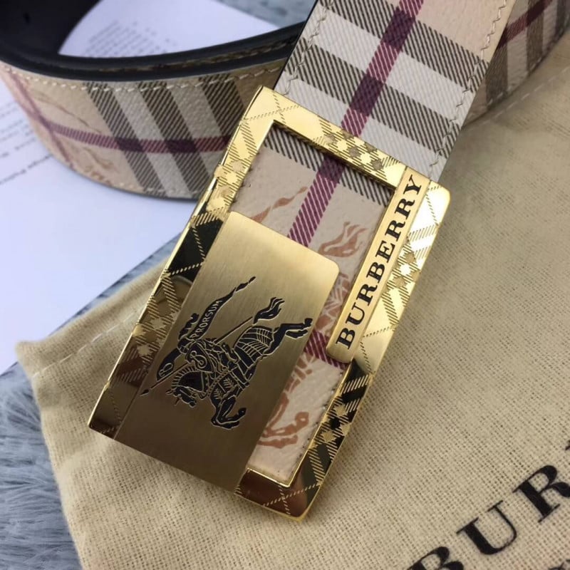 Burberry Vintage Check Leather Belt 40748 view 6