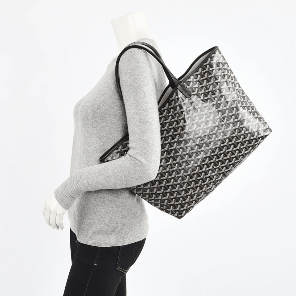 Goyard Saint Louis Gm Black Canvas 40Cm/15.7in view 3