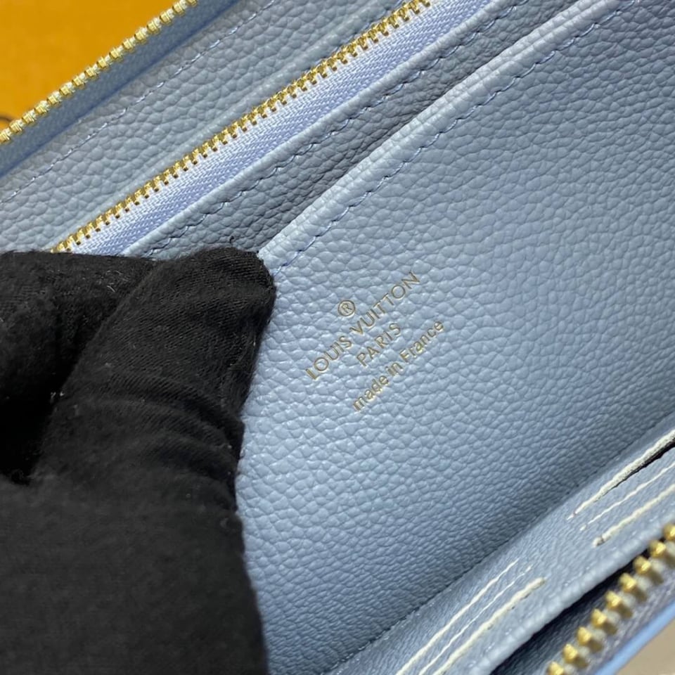 Louis Vuitton Monogram Empreinte Zippy Wallet Blue Hour view 9