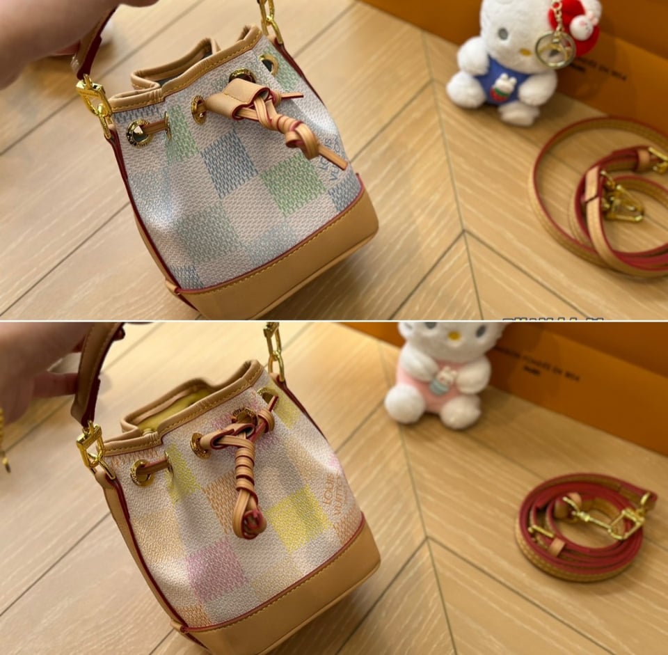 Louis Vuitton Nano No Damier Canvas Pistachio 16Cm N40640 view 4