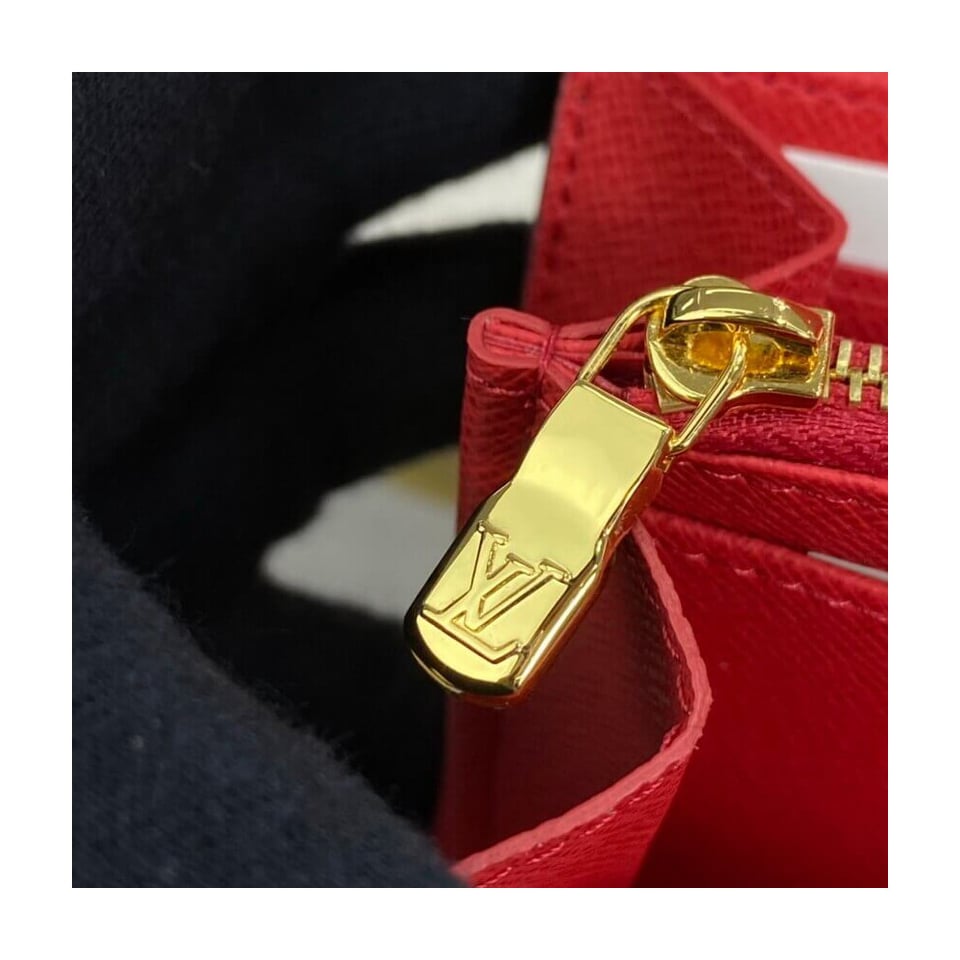 Louis Vuitton Monogram Cavas Sarah Wallet Red view 11