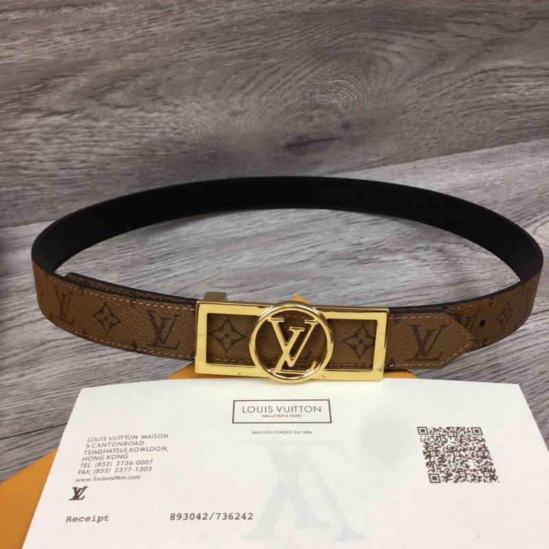 Louis Vuitton Dauphine 25mm Reversible Belt M0203U view 3