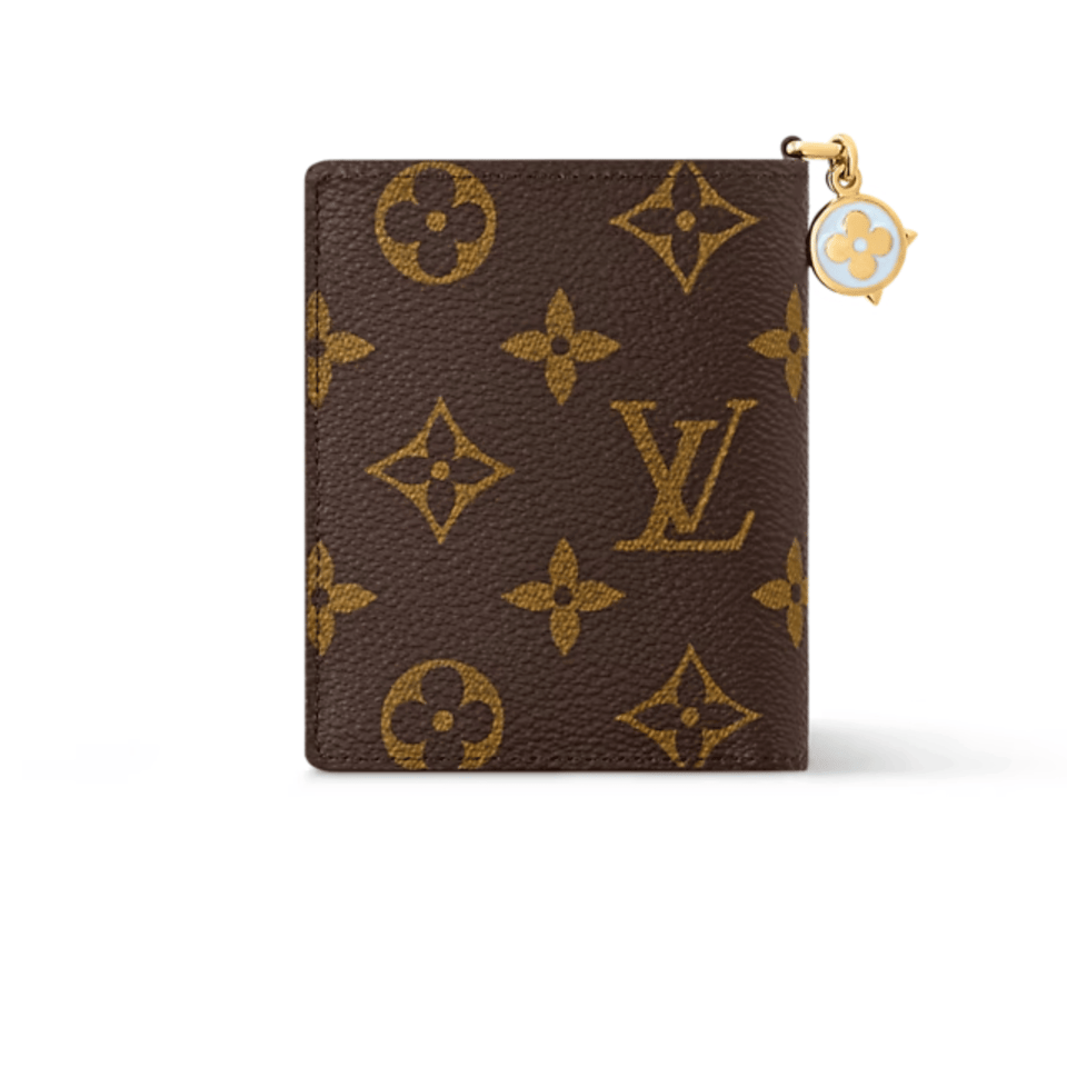 Louis Vuitton Monogram Azur Charms Pocket Wallet For Women 9cm M14613 view 5