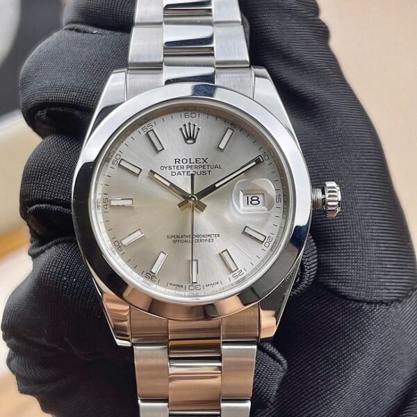 [Superclone] Rolex Datejust 41mm Silver Dial Oyster 126300 view 2