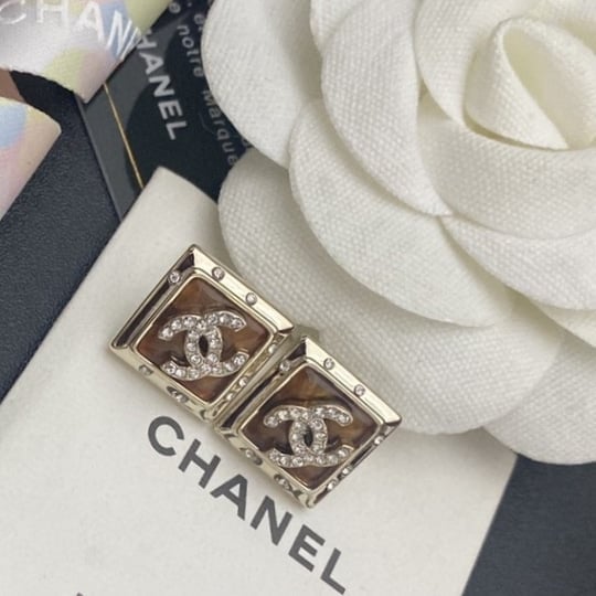 Chanel Cc Earrings view 2