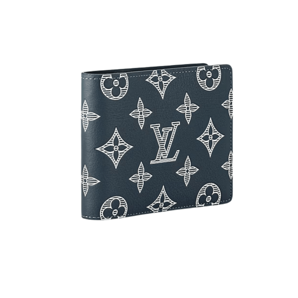 Louis Vuitton Navy Blue Multiple Wallet For Men 12cm M83379 view 4