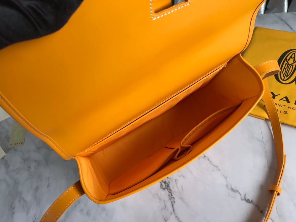 Goyard Belvedere Mm Bag 28Cm Yellow Canvas view 8