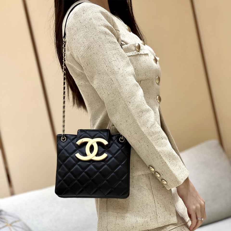 Chanel 24C Quilted Lambskin Shoulder Bag view 3