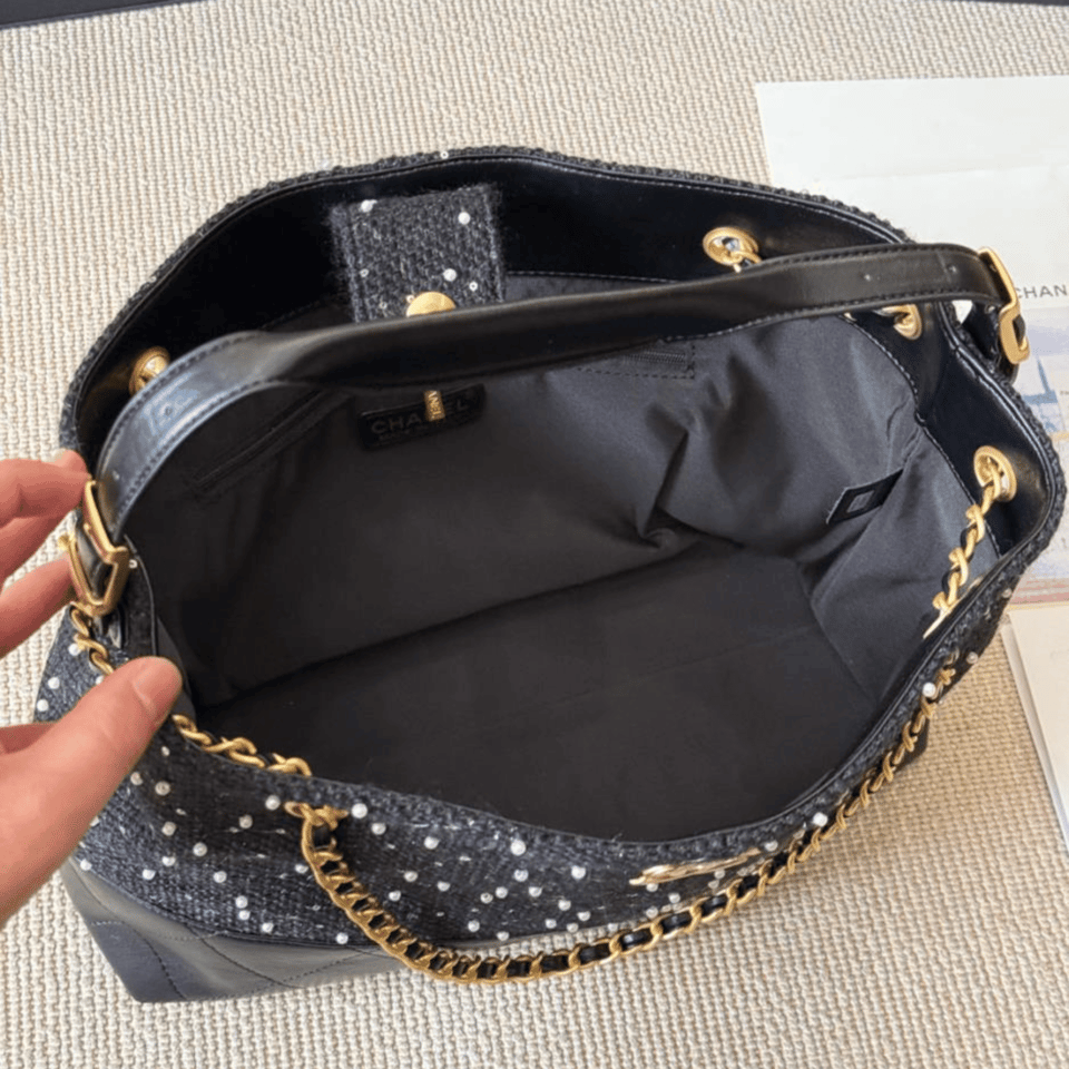 Chanel Bucket Style Hobo Bag 35cm/13.8in view 7