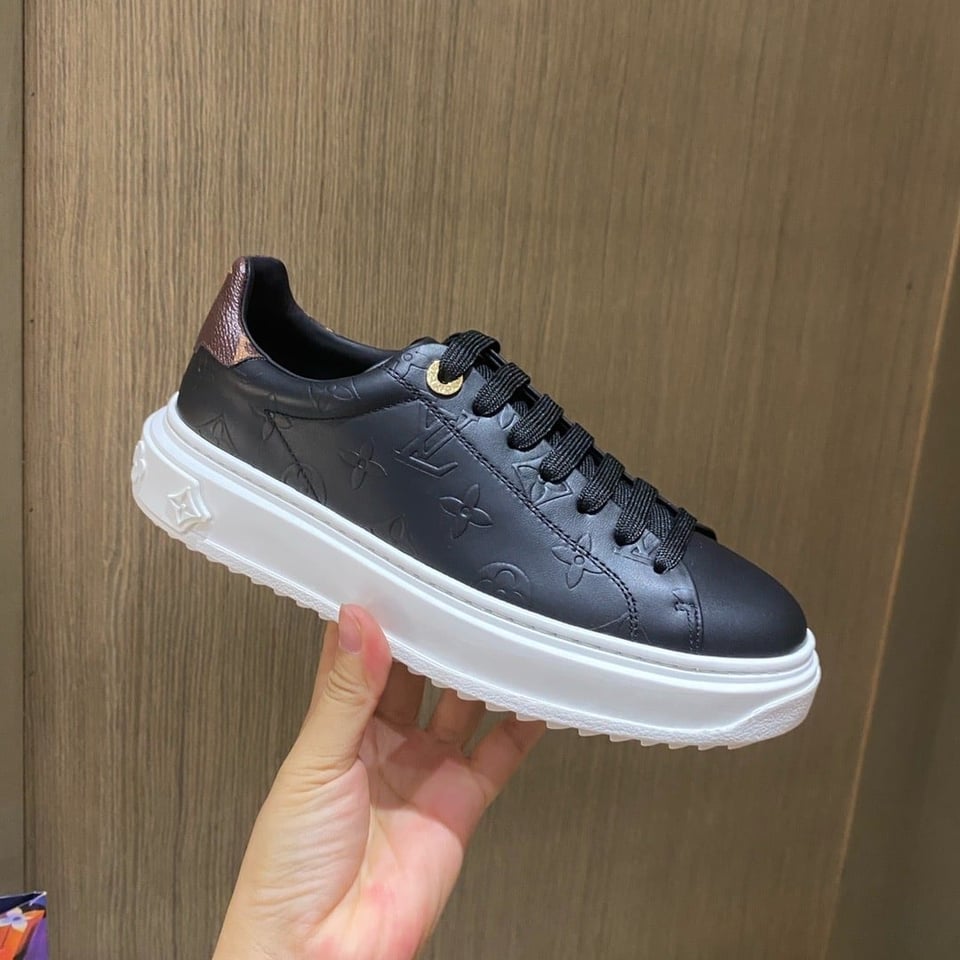 Louis Vuitton Time Out Sneaker Monogram Black view 9
